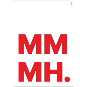 Bild in Slideshow öffnen, Poster &quot;mmmh&quot;
